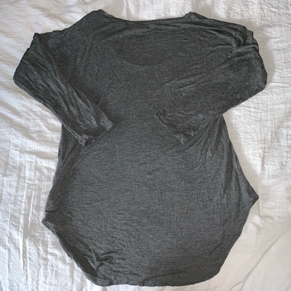 ❗️SOLD❗️ Gray Quarter Length Sleeve Shirt - Picture 5 of 11